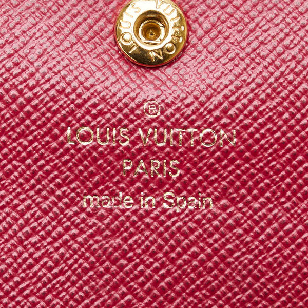 ルイ ヴィトン モノグラム ポルトフォイユ― エミリー 長財布 M60697 ブラウン ピンク PVC レザー レディース LOUIS VUITTON 【中古】