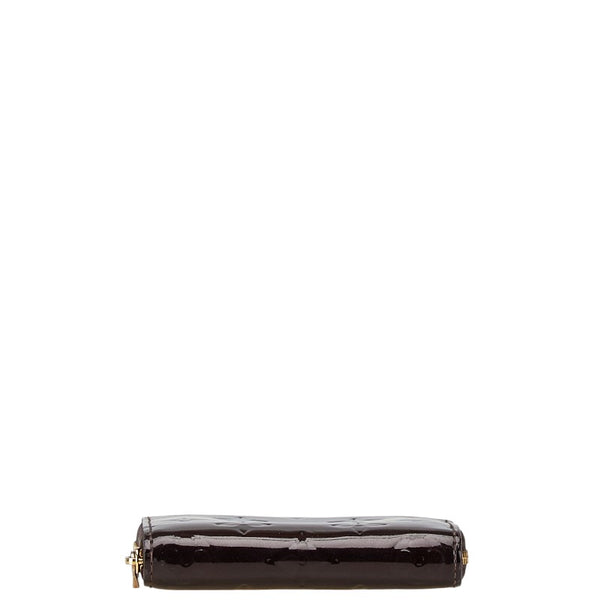 ルイ ヴィトン モノグラム ヴェルニ ジッピーコインパース 長財布 M93607 アマラント パテントレザー レディース LOUIS VUITTON 【中古】