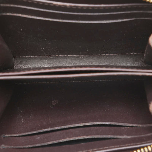 ルイ ヴィトン モノグラム ヴェルニ ジッピーコインパース 長財布 M93607 アマラント パテントレザー レディース LOUIS VUITTON 【中古】