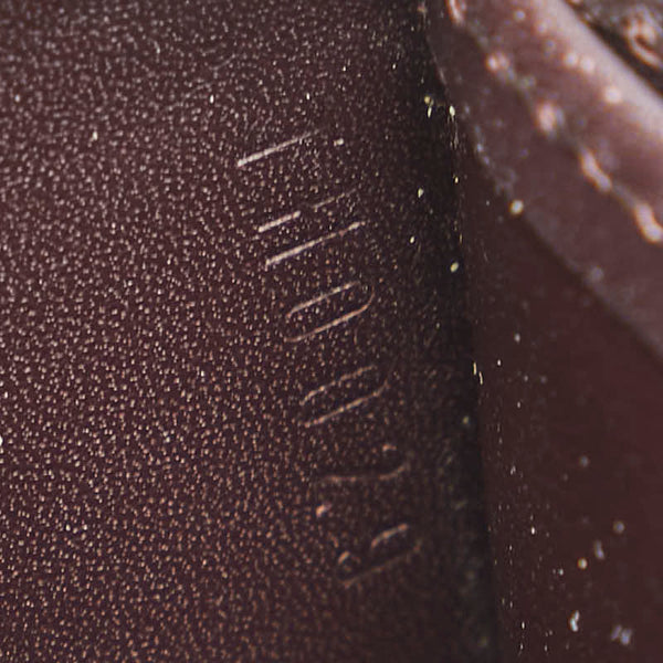 ルイ ヴィトン モノグラム ヴェルニ ジッピーコインパース 長財布 M93607 アマラント パテントレザー レディース LOUIS VUITTON 【中古】