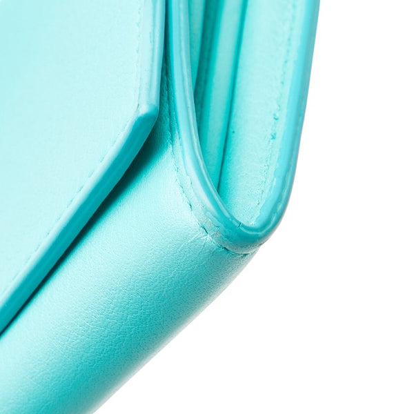 ティファニー 長財布 ライトブルー レザー レディース TIFFANY&Co. 【中古】