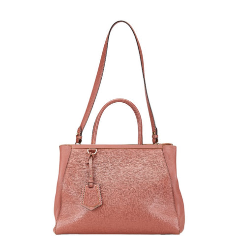 フェンディ トロワ トゥージュール ハンドバッグ ショルダーバッグ 2WAY 8BH250 ピンク レザー レディース FENDI 【中古】