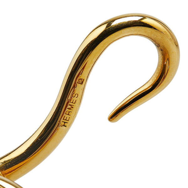 エルメス ジャンボブレス ブレスレット ブラウン ゴールド レザー メッキ レディース HERMES 【中古】