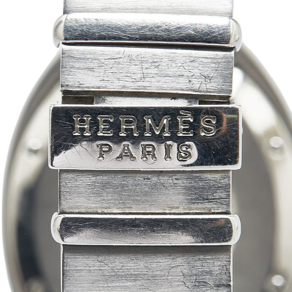 エルメス エスパス 腕時計 ES2.210 クオーツ シルバー文字盤 ステンレススチール レディース HERMES 【中古】