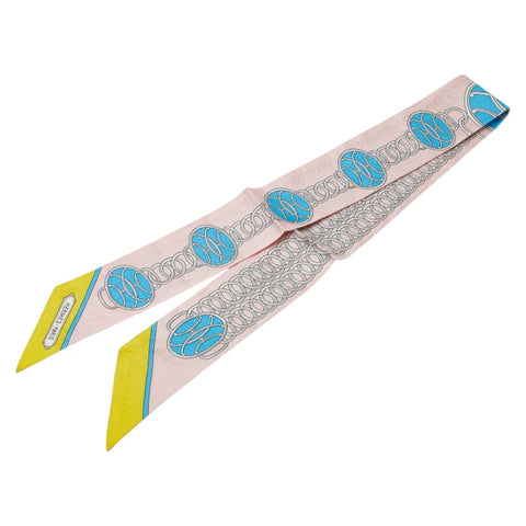 エルメス ツイリー LIFT PROFILE スカーフ ピンク マルチカラー レディース HERMES 【中古】