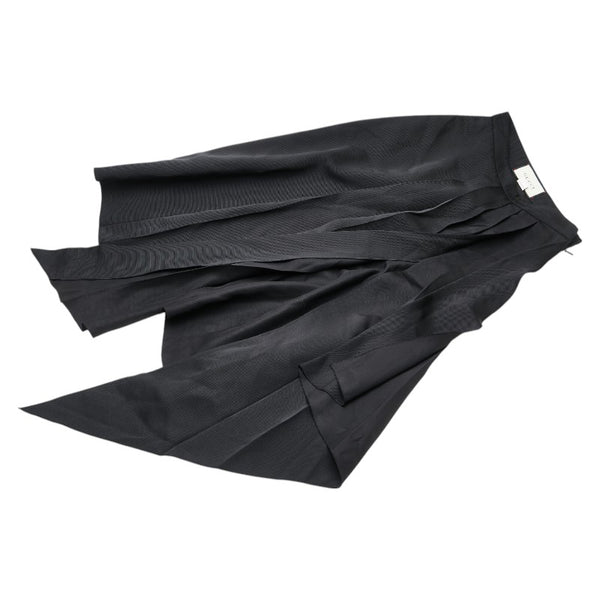 グッチ ロングスカート サイズ：36 ブラック レーヨン シルク レディース GUCCI 【中古】