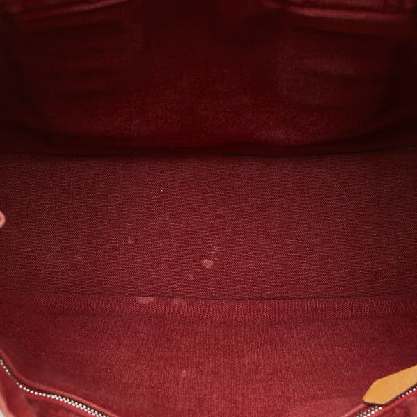 エルメス フールトゥPM トートバッグ ハンドバッグ レッド キャンバス レディース HERMES 【中古】