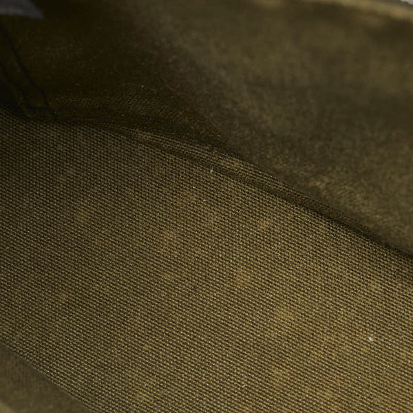 エルメス フールトゥ トートPM ハンドバッグ トートバッグ ブラック カーキ キャンバス レディース HERMES 【中古】