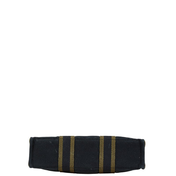 エルメス フールトゥ トートPM ハンドバッグ トートバッグ ブラック カーキ キャンバス レディース HERMES 【中古】