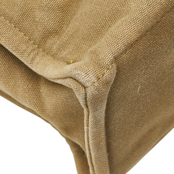 エルメス フールトゥ トートMM トートバッグ カーキ ネイビー キャンバス レディース HERMES 【中古】