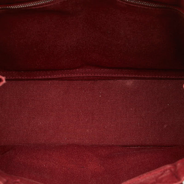 エルメス フールトゥ トートPM ハンドバッグ トートバッグ レッド ワインレッド キャンバス レディース HERMES 【中古】