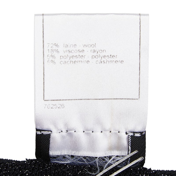 シャネル ニット サイズ：34 ブラック ウール レーヨン レディース CHANEL 【中古】