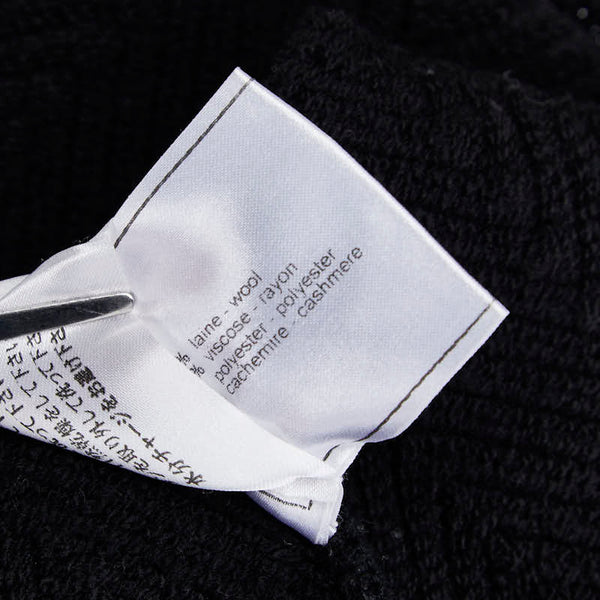 シャネル ニット サイズ：34 ブラック ウール レーヨン レディース CHANEL 【中古】