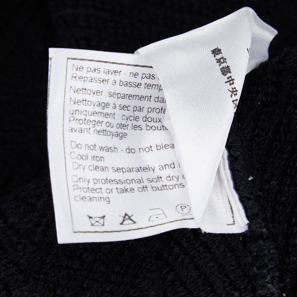 シャネル ニット サイズ：34 ブラック ウール レーヨン レディース CHANEL 【中古】