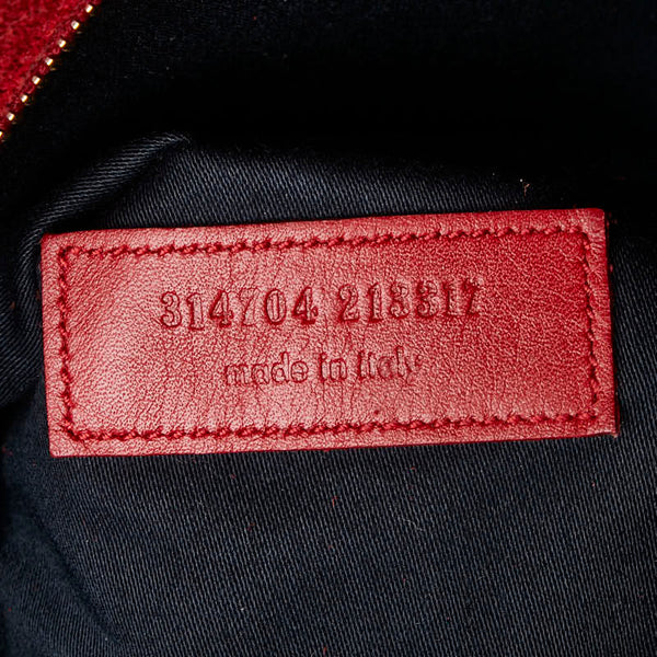 サンローラン ハンドバッグ ショルダーバッグ 2WAY レッド レザー レディース SAINT LAURENT 【中古】