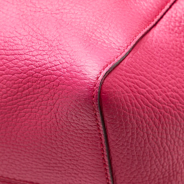 グッチ スウィング トートバッグ ショルダーバッグ 354397 ピンク レザー レディース GUCCI 【中古】