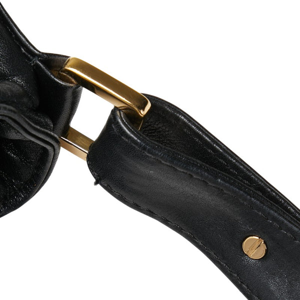 シャネル ココマーク ハンドバッグ ショルダーバッグ 2WAY ブラック ゴールド ラムスキン レディース CHANEL 【中古】