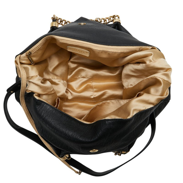 シャネル ココマーク ハンドバッグ ショルダーバッグ 2WAY ブラック ゴールド ラムスキン レディース CHANEL 【中古】