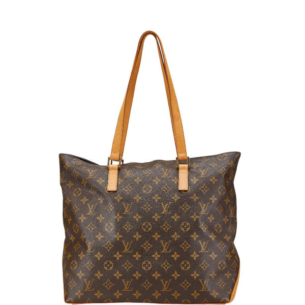 ルイ ヴィトン モノグラム カバメゾ ショルダーバッグ トートバッグ  M51151 ブラウン PVC レザー レディース LOUIS VUITTON 【中古】