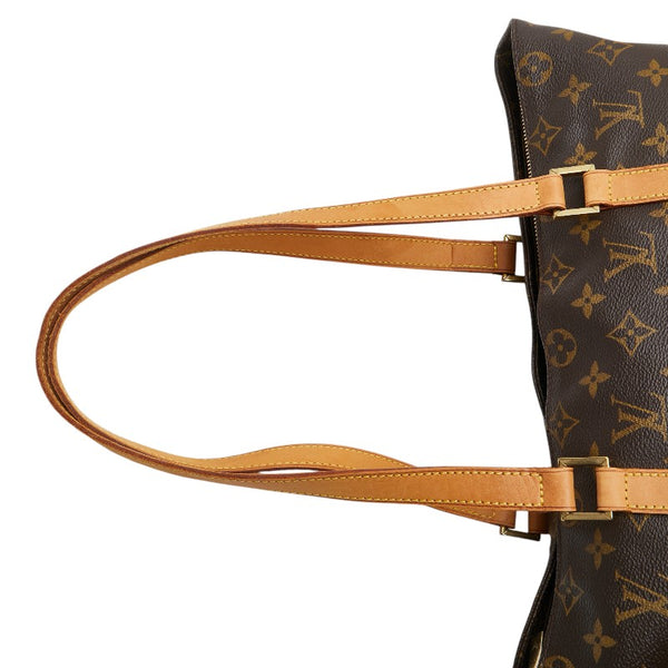 ルイ ヴィトン モノグラム カバメゾ ショルダーバッグ トートバッグ  M51151 ブラウン PVC レザー レディース LOUIS VUITTON 【中古】