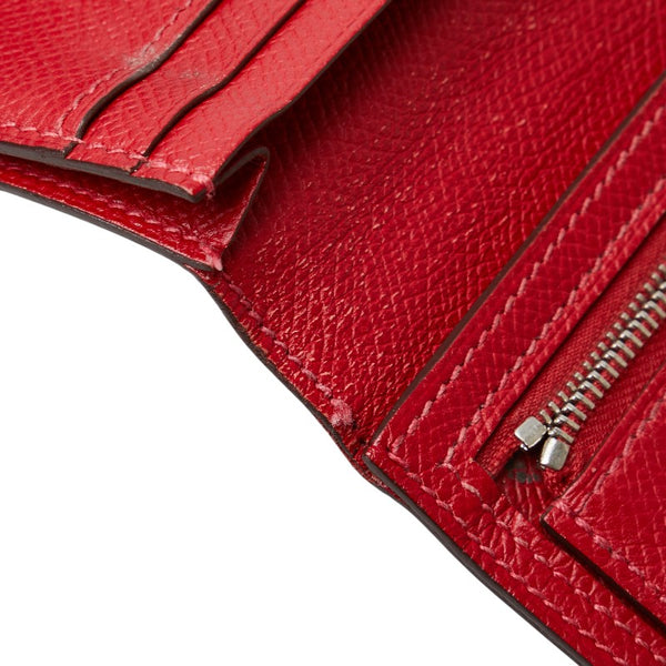エルメス ベアンスフレ 長財布 ルージュアッシュ ヴォーエプソン レディース HERMES 【中古】