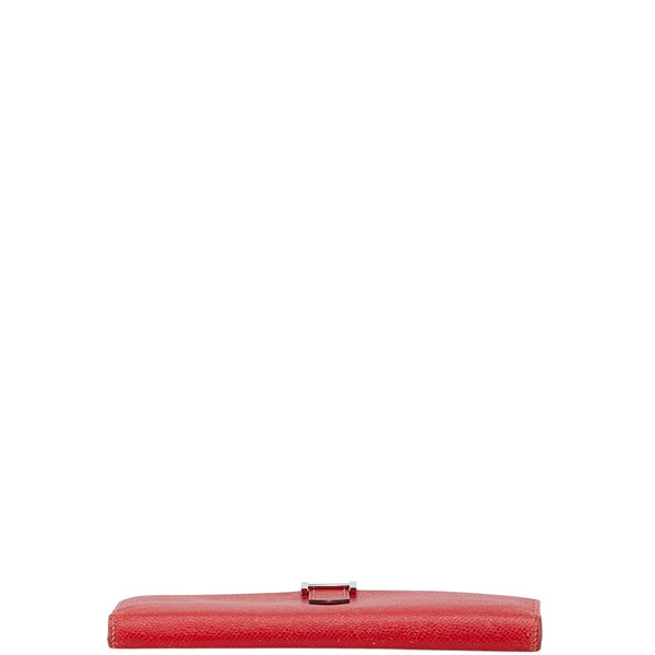 エルメス ベアンスフレ 長財布 ルージュアッシュ ヴォーエプソン レディース HERMES 【中古】