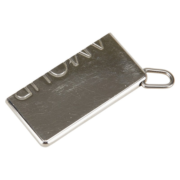 エルメス AMOUR アムール プレート ペア ペンダントトップ シルバー メタル レディース HERMES 【中古】