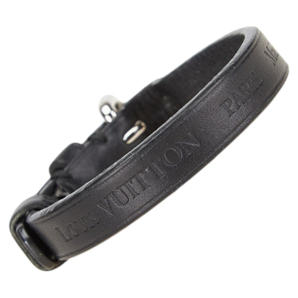 ルイ ヴィトン ブレスレット ブラック レザー レディース LOUIS VUITTON 【中古】