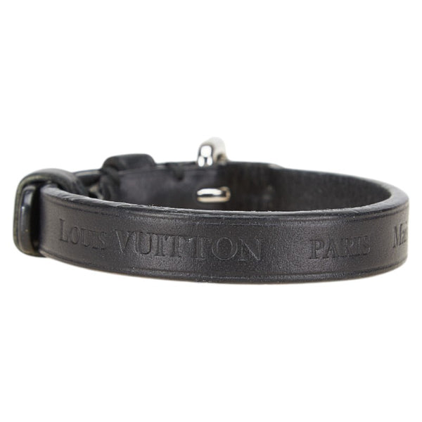 ルイ ヴィトン ブレスレット ブラック レザー レディース LOUIS VUITTON 【中古】