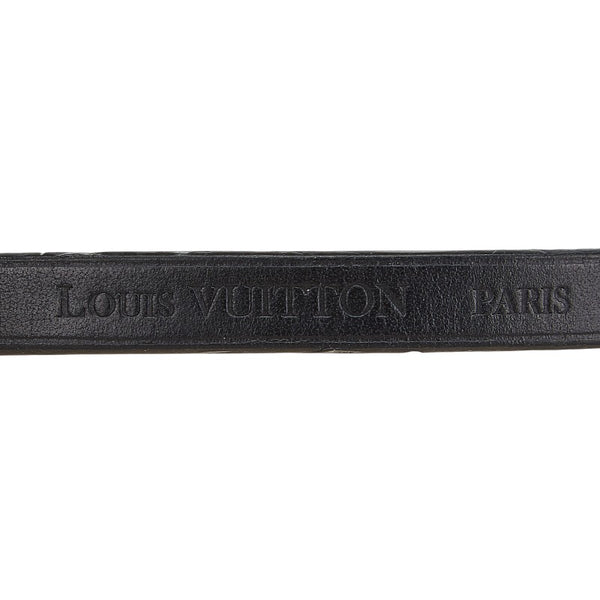 ルイ ヴィトン ブレスレット ブラック レザー レディース LOUIS VUITTON 【中古】