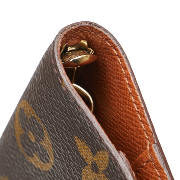 ルイ ヴィトン モノグラム アジェンダPM 手帳カバー 6穴 R20005 ブラウン PVC レザー レディース LOUIS VUITTON 【中古】