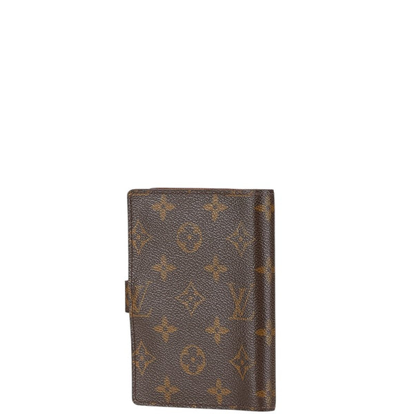 ルイ ヴィトン モノグラム アジェンダPM 手帳カバー 6穴 R20005 ブラウン PVC レディース LOUIS VUITTON 【中古】