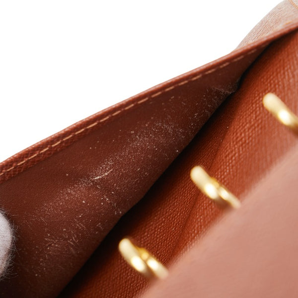 ルイ ヴィトン モノグラム アジェンダPM 手帳カバー 6穴 R20005 ブラウン PVC レディース LOUIS VUITTON 【中古】