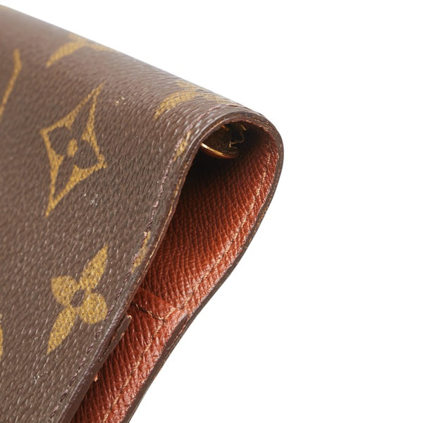 ルイ ヴィトン モノグラム アジェンダPM 手帳カバー 6穴 R20005 ブラウン PVC レディース LOUIS VUITTON 【中古】