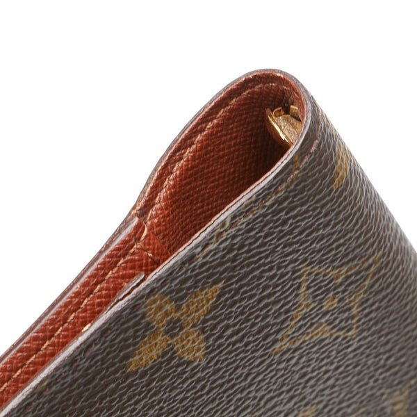 ルイ ヴィトン モノグラム アジェンダPM 手帳カバー 6穴 R20005 ブラウン PVC レディース LOUIS VUITTON 【中古】