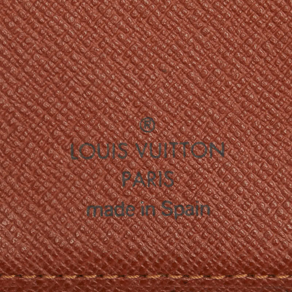 ルイ ヴィトン モノグラム アジェンダPM 手帳カバー 6穴 R20005 ブラウン PVC レディース LOUIS VUITTON 【中古】