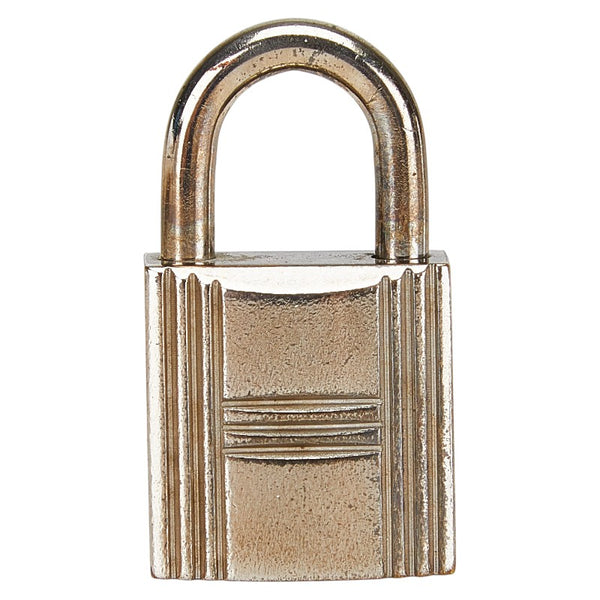 エルメス カデナ 南京錠 キー セット シルバー メタル レディース HERMES 【中古】
