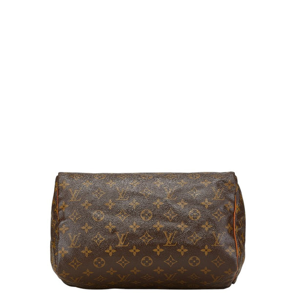 ルイ ヴィトン モノグラム スピーディ30 ハンドバッグ M41526 ブラウン PVC レザー レディース LOUIS VUITTON 【中古】