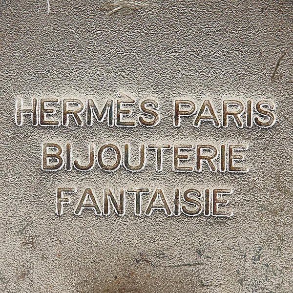 エルメス セリエ イヤリング シルバー メタル レディース HERMES 【中古】