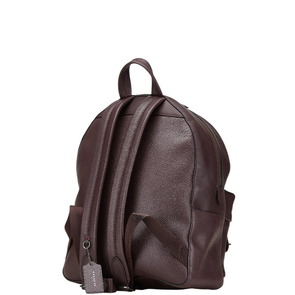 コーチ リュック バックバック G1780-14468 パープル ブラウン系 レザー レディース COACH 【中古】