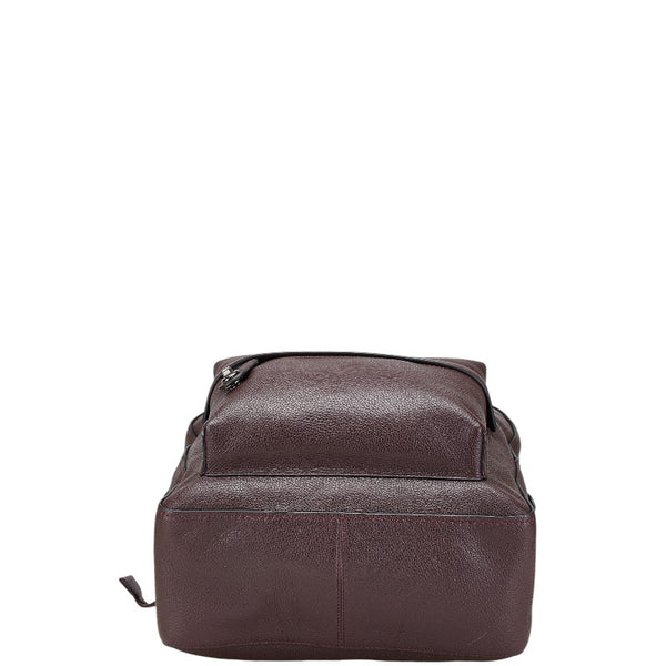 コーチ リュック バックバック G1780-14468 パープル ブラウン系 レザー レディース COACH 【中古】