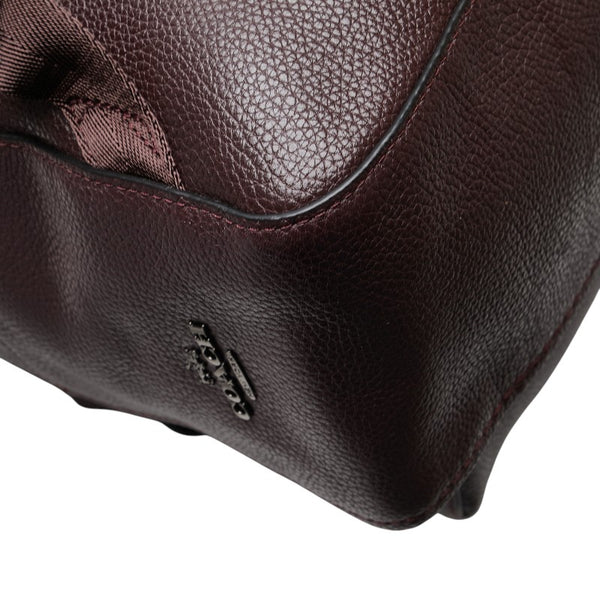 コーチ リュック バックバック G1780-14468 パープル ブラウン系 レザー レディース COACH 【中古】