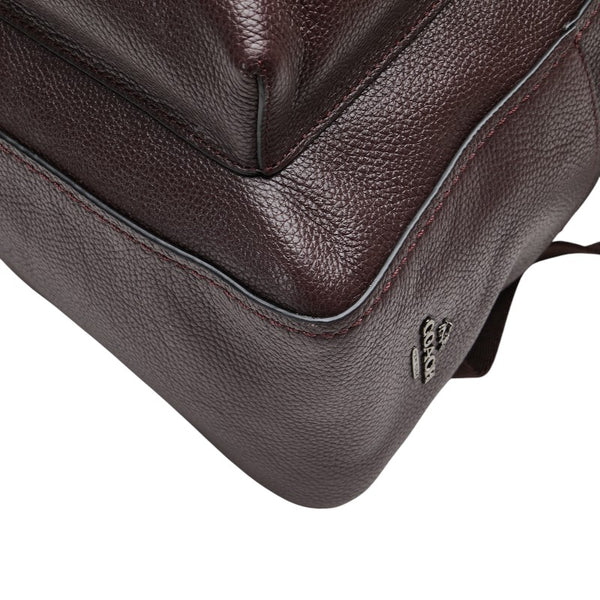 コーチ リュック バックバック G1780-14468 パープル ブラウン系 レザー レディース COACH 【中古】