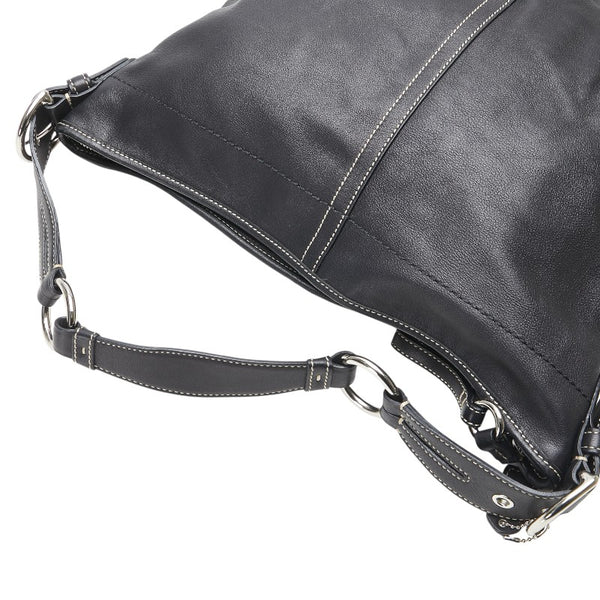 コーチ ワンショルダーバッグ 3651 ブラック レザー レディース COACH 【中古】