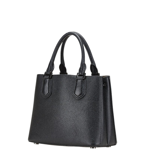 マイケルコース ロゴ ハンドバッグ ショルダーバッグ 2WAY ブラック レザー レディース Michael Kors 【中古】
