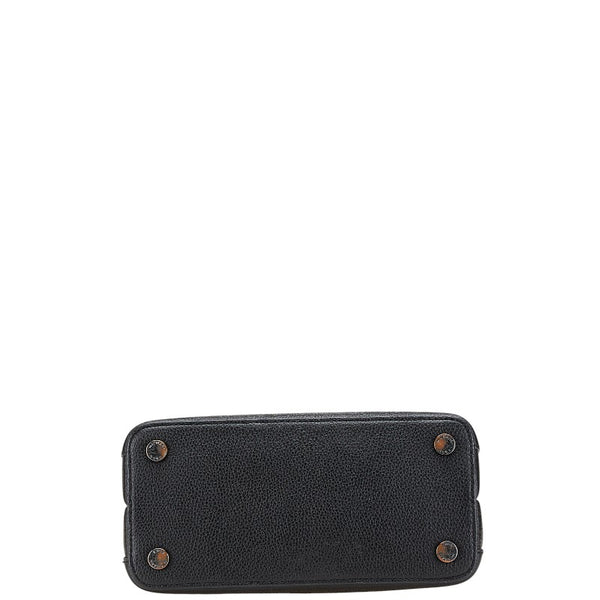 マイケルコース ロゴ ハンドバッグ ショルダーバッグ 2WAY ブラック レザー レディース Michael Kors 【中古】