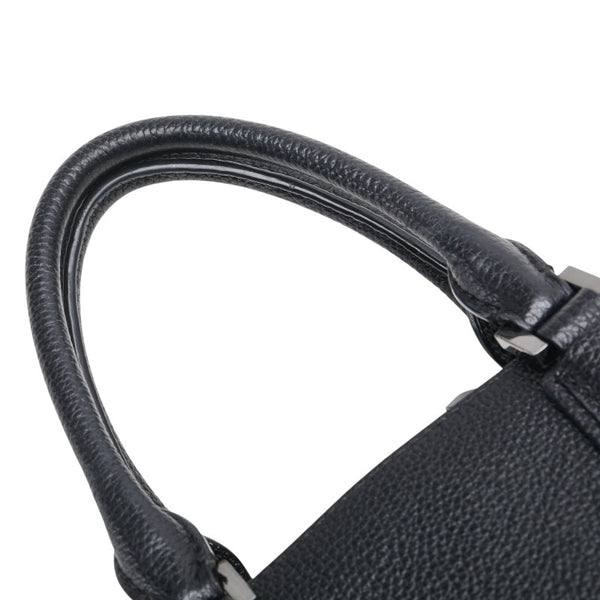 マイケルコース ロゴ ハンドバッグ ショルダーバッグ 2WAY ブラック レザー レディース Michael Kors 【中古】