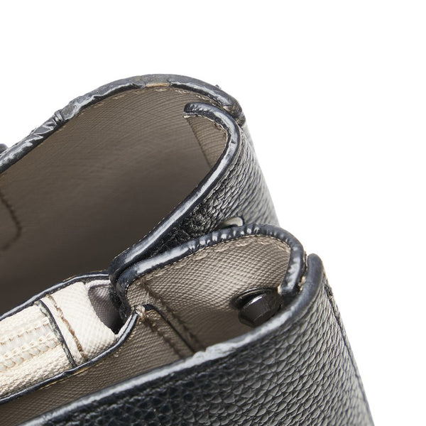 マイケルコース ロゴ ハンドバッグ ショルダーバッグ 2WAY ブラック レザー レディース Michael Kors 【中古】