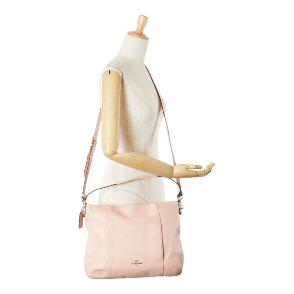コーチ ハンドバッグ ショルダーバッグ 2WAY F35809 ピンク レザー レディース COACH 【中古】