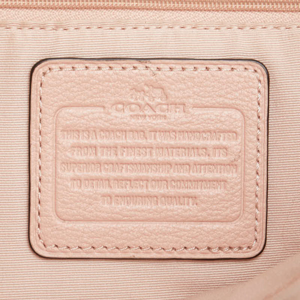 コーチ ハンドバッグ ショルダーバッグ 2WAY F35809 ピンク レザー レディース COACH 【中古】